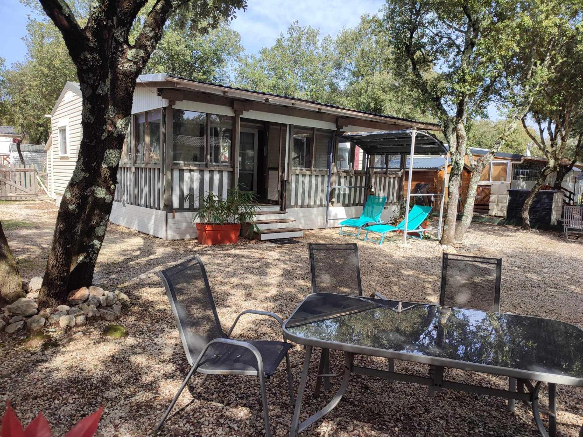 Mobil-Home Climatise 6 Pers En Ardeche Orgnac-lʼAven 外观 照片